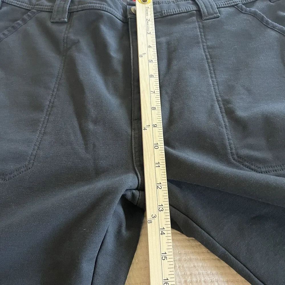 Coleman Mens Fleece Lined Utility Pants 40X32 Black Hiking Outdoor Camping‎ EUC